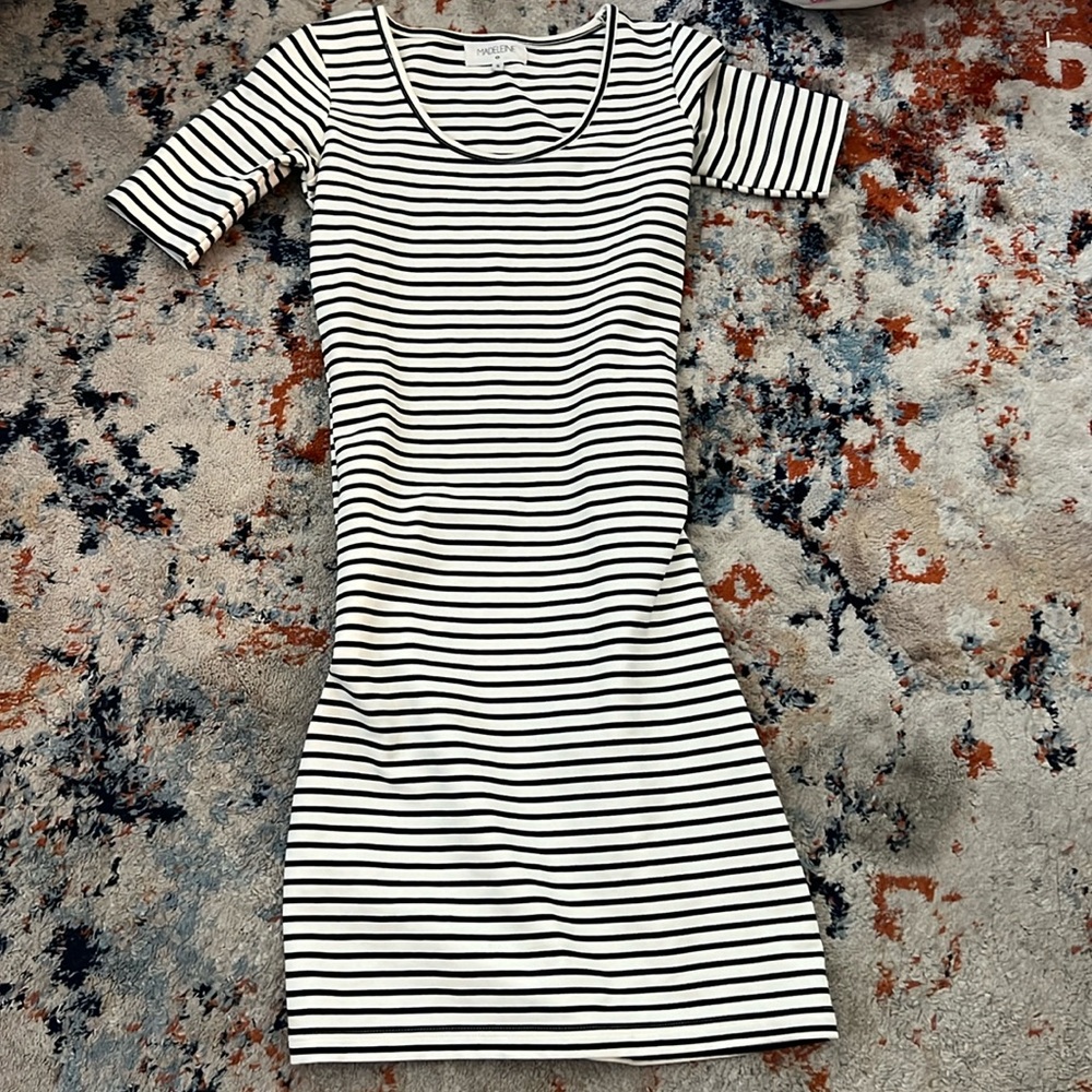 Bodycon dress black and white